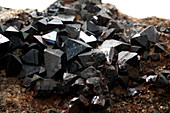 Magnetite and rutile