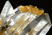 Gypsum and sulphur crystals