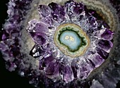 Amethyst and chalcedony