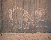 Giraffe petroglyph