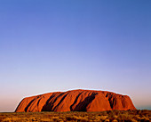 Ayers Rock or Uluru,Australia,at sunset