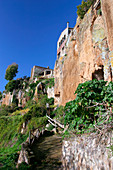 Cliffs by Bagnoregio village,Italy
