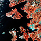 Part of Aegean coast of Turkey