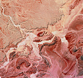 Atlas mountains,from space