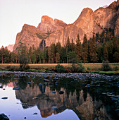 Merced river in Yosemite National Park,California