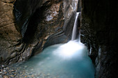 Waterfall in Rosenlaui Gorge,Switzerland