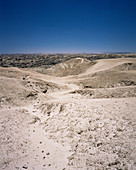 The moonscape desert