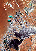 Simpson Desert,satellite image