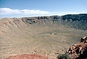 View of Meteor Crater near Flagstaff