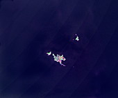 St Kilda,UK,satellite image