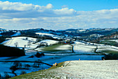 Winter landscape in Wales