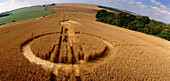 Crop formation,Lockeridge,Wiltshire
