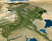 Baghdad,Iraq,satellite image