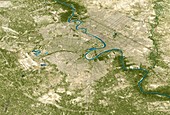 Baghdad,satellite image