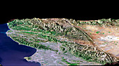 Los Angeles,satellite image