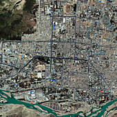 Lhasa,Tibet,satellite image