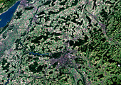 Bern,Switzerland,satellite image