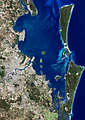 Brisbane,Australia,satellite image