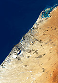 Dubai,UAE,satellite image