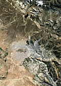 La Paz,satellite image