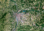 Lyon,satellite image