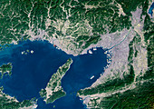 Osaka,satellite image