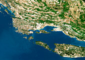 Split,satellite image