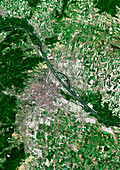 Vienna,satellite image