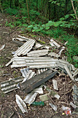 Fly-tipped asbestos