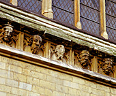 Acid rain damage to stonework,York Minster