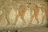 Moche wall sculptures,Peru