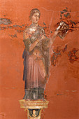Fresco of the muse Clio,Pompeii