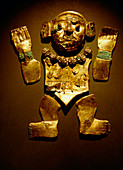 Gold ornament from Lord of Sipan's tomb