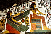 Egyptian goddesses Ma'at and Serket