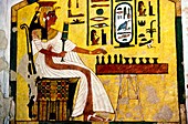 Queen Nefertari playing senet