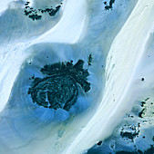 Libyan Desert outcrop,satellite image