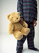 Boy's teddy bear