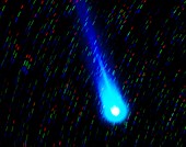 Close-up of Comet Hyakutake taken on 26 March 1996