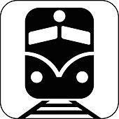 Intercity train symbol,artwork