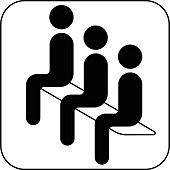 Waiting room symbol,artwork