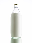 Bottle of sterilised milk