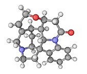Strychnine drug molecule
