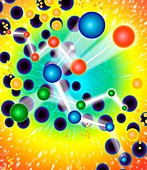 Subatomic particles,artwork