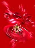 Medical nanorobot,artwork