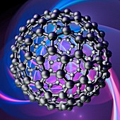 Buckyball molecule,artwork