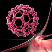 Buckyball molecule,artwork