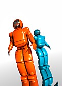 Humanoid robots,artwork