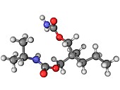 Carisoprodol muscle relaxant molecule