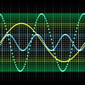 Sound wave,computer artwork