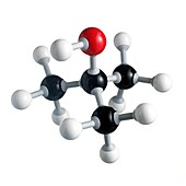 Tert-Butanol molecule
